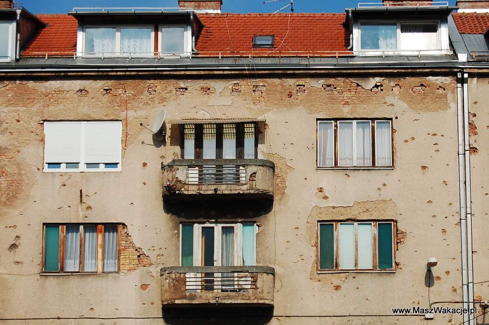 Sarajevo, pozostalosci po wojnie